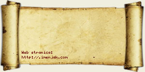 Janićije Kral vizit kartica